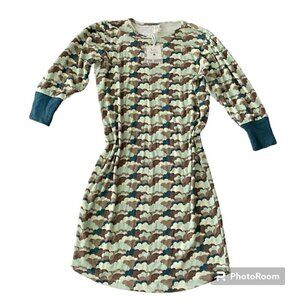 Kate Quinn Organics Women's 70s Clouds Dress, M Medium